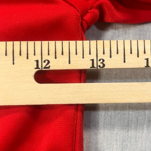 Nike Kids Red Track Jacket 4T RetroSport Y2K Athletic Zip-Up Tape Sleeve Boy - Picture 5 of 8